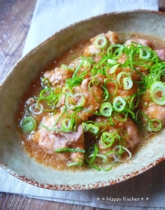 柔らか鶏肉の柚子胡椒おろし煮