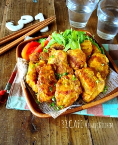 ♡胸肉de簡単＊節約♡香ばしチーズのカレーピカタ♡【鶏むね肉＊卵＊お弁当】