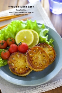 ご飯もお酒もすすむ！「れんこんつくねの甘辛照り焼き」