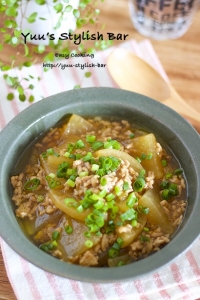 時間がたつほどおいしい♪胃腸を酷使するこの時期に「大根とひき肉の和風あんかけ」