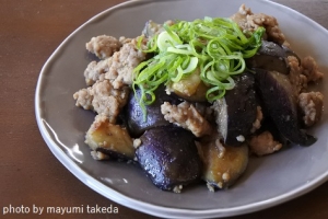 ナスとひき肉のもみ込むだけの作りおき☆ひき肉とナスのオイスター炒め