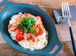 何度も食べたい！食欲がなくてもツルッと完食「トマトとツナの和風うまだしあえ麺」