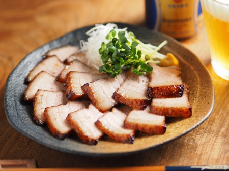 豚ばら肉のはちみつチャーシュー、オーブンで簡単レシピ