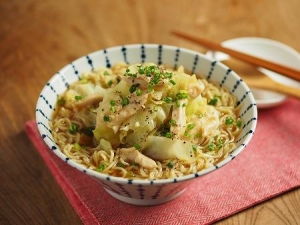 ささみとキャベツのヘルシー大盛りラーメン