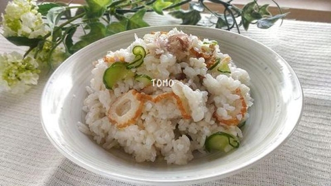 火を使わない！「みょうが」入りさわやか「混ぜご飯」