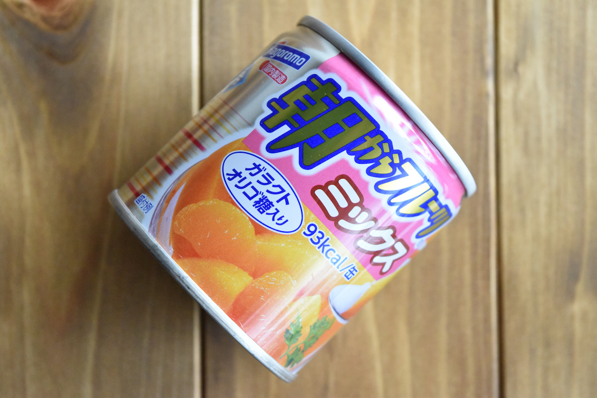使用したフルーツ缶