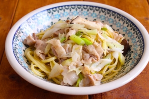 とろける旨さ！長ねぎは「和風パスタ」でいただこう♪