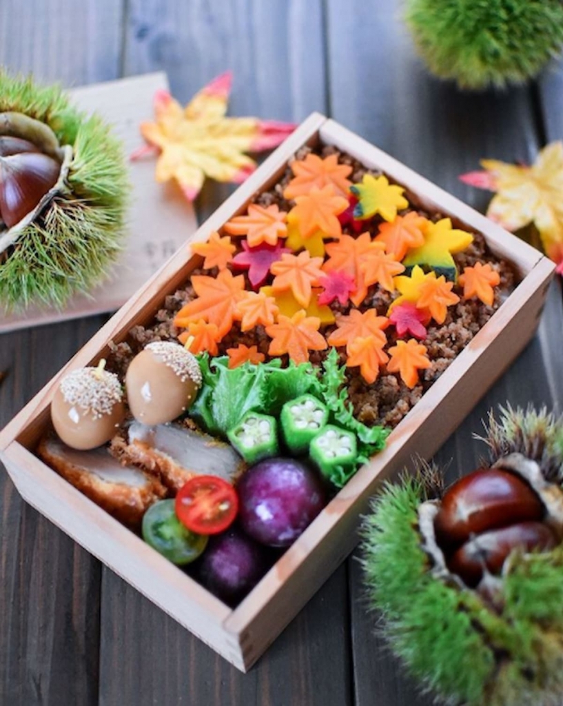 お弁当箱の小さな空間で秋を感じる「#紅葉弁当」のアイデア5選♪