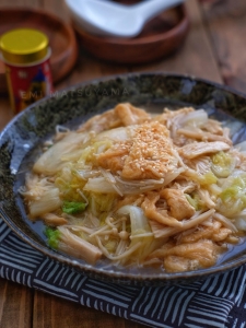 副菜にぴったり！白菜×油揚げの簡単煮物