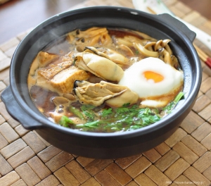 冬の味覚をお手軽に♪ランチにもぴったり「牡蠣うどん」