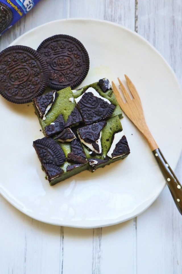 ホワイトチョコレートとの相性抜群！「抹茶ブラウニー」を作ってみよう♪