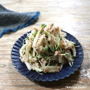 すぐできるあと一品！「大根とツナ」のシャキシャキ和え物