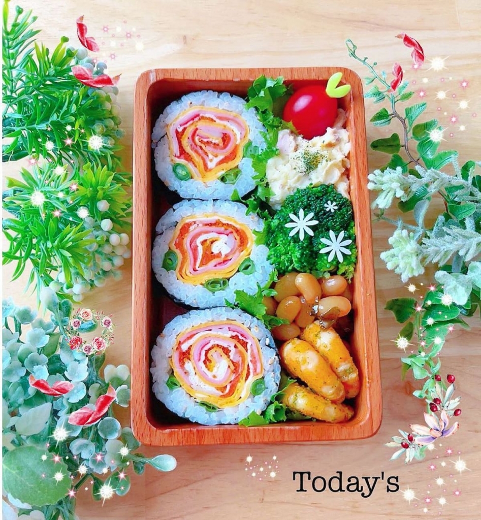 お弁当にオススメ♪パッと華やか「#薔薇寿司」のアイデア5選