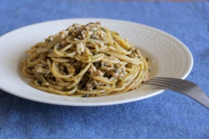 余った海苔の使い切りにも！「焼き海苔パスタ」がおいしい