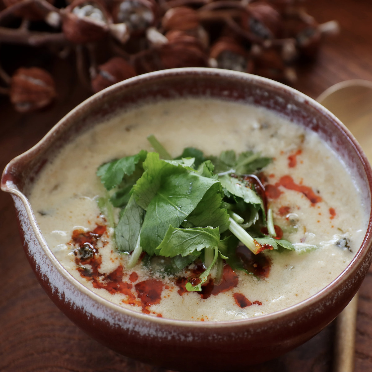 台湾式の豆乳スープ