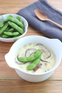 温冷どちらもおいしい♪「枝豆茶碗蒸し」の作り方