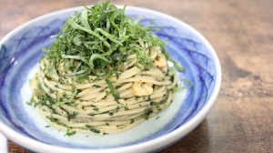 大量消費にも◎！さわやかに香る大葉が決め手の絶品パスタ