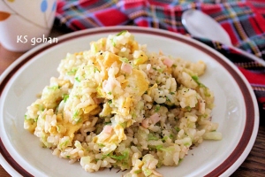 白菜の甘味アップ！旬の時期に作りたい「白菜チャーハン」