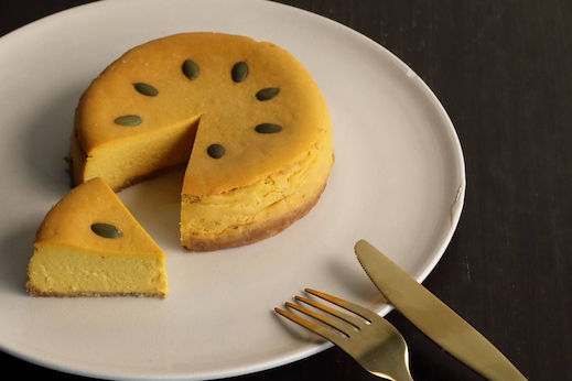 北海道産えびすかぼちゃのチーズケーキ