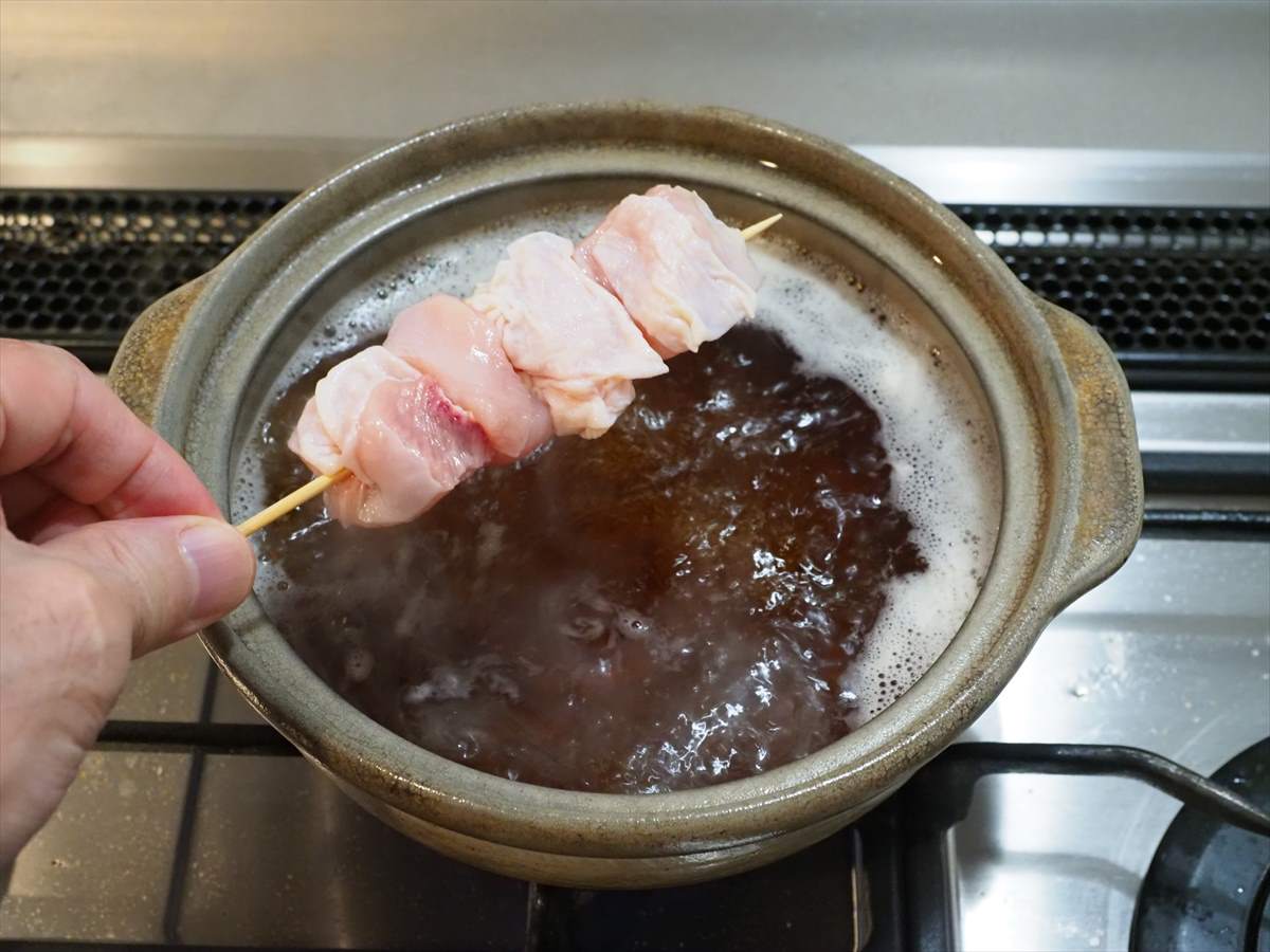 「鶏もも串のおでん鍋」レシピ