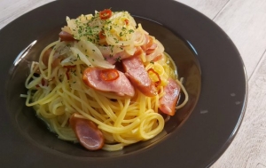 にんにく好きさん、必見！電子レンジで作る「お手軽ペペロンチーノ」