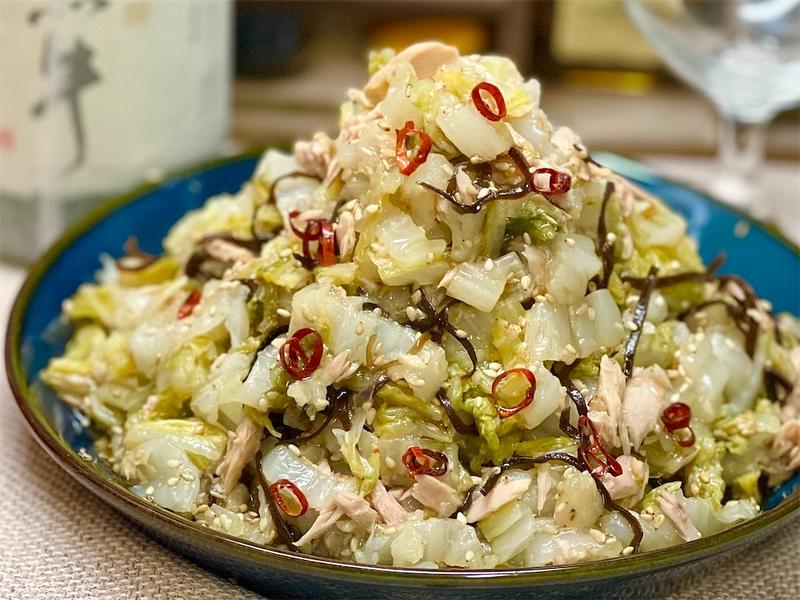 塩昆布×ツナ缶で旨味マシマシ！無限に食べられる「白菜」レシピ