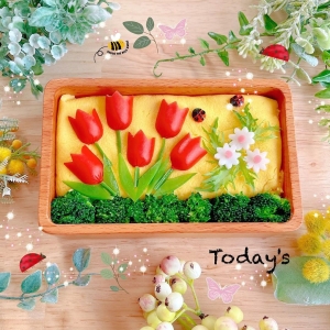 春のおでかけにぴったり！お花がキュートな「#春弁当」