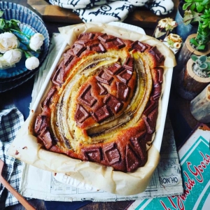 子どもと食べたい♪ホットケーキミックスで簡単「バナナケーキ」