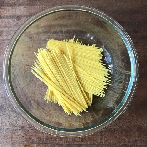「ほうれん草ときのこのバターしょうゆスパゲティ」レシピ