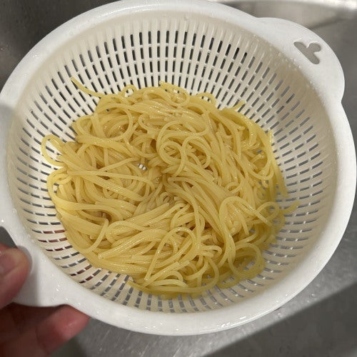 「トマトと大葉の冷たいスパゲティ」レシピ