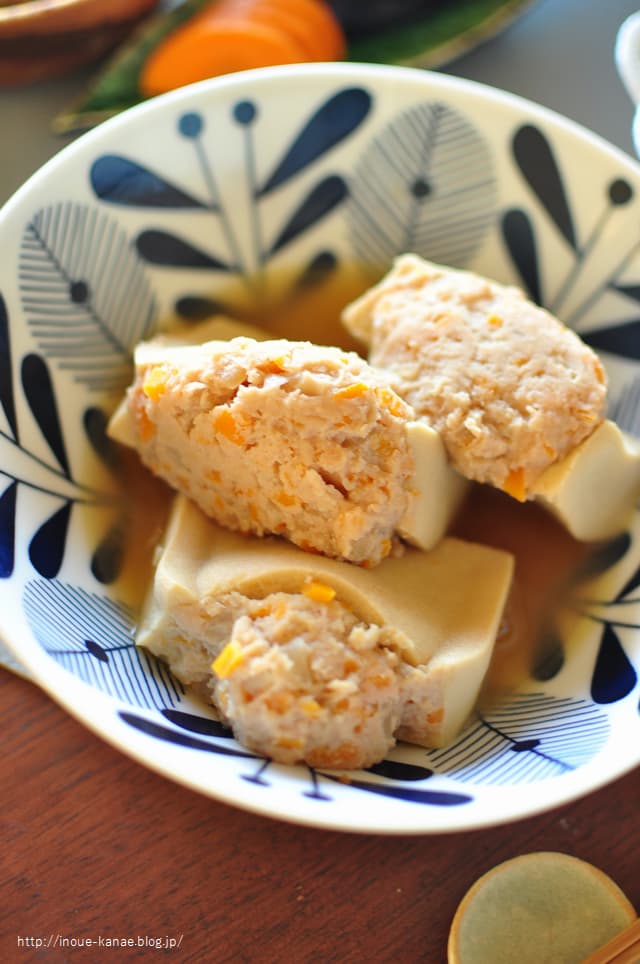 かな姐さんの「高野豆腐の肉詰め煮」レシピ