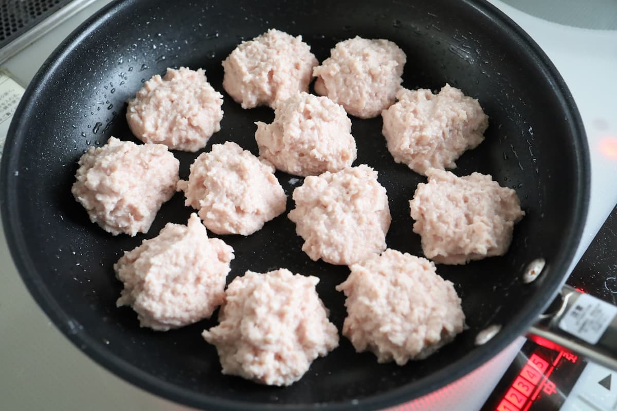 豆腐と豚ミンチの甘辛焼き