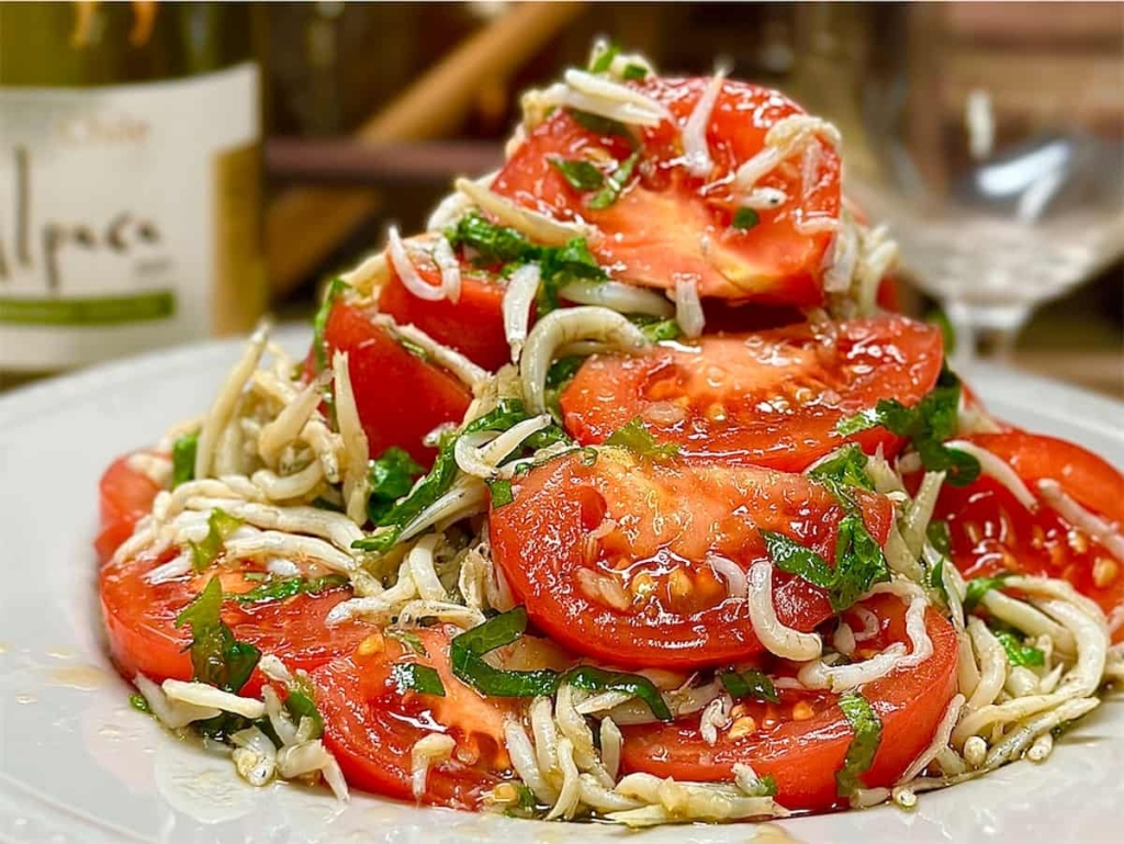 しにゃさんの「トマトとしらすの和風マリネ」レシピ 完成写真