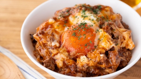 超時短ロコモコ丼