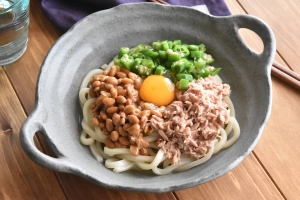 1か月でマイナス4kg！「オクラとツナのダイエット混ぜうどん」レシピ