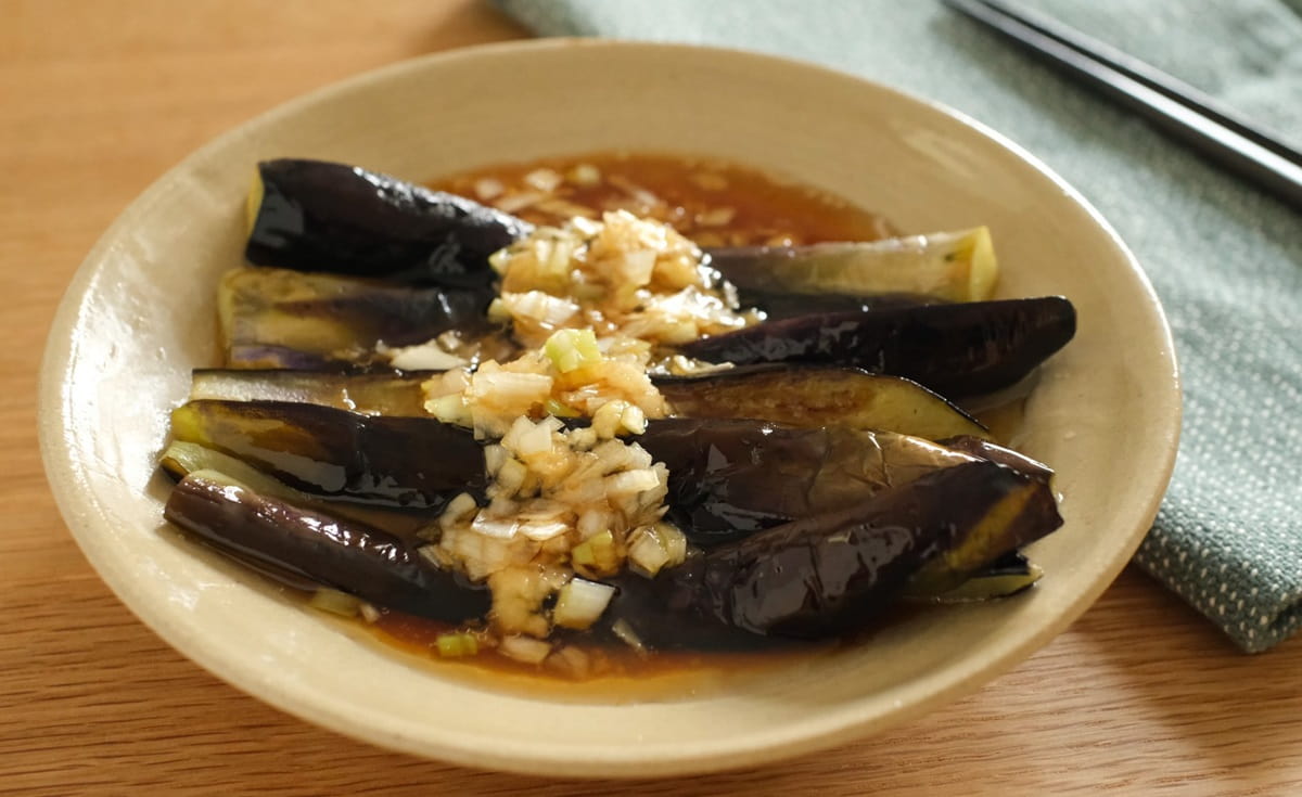 試してみて！香味野菜がさわやかな「なす×薬味」の副菜