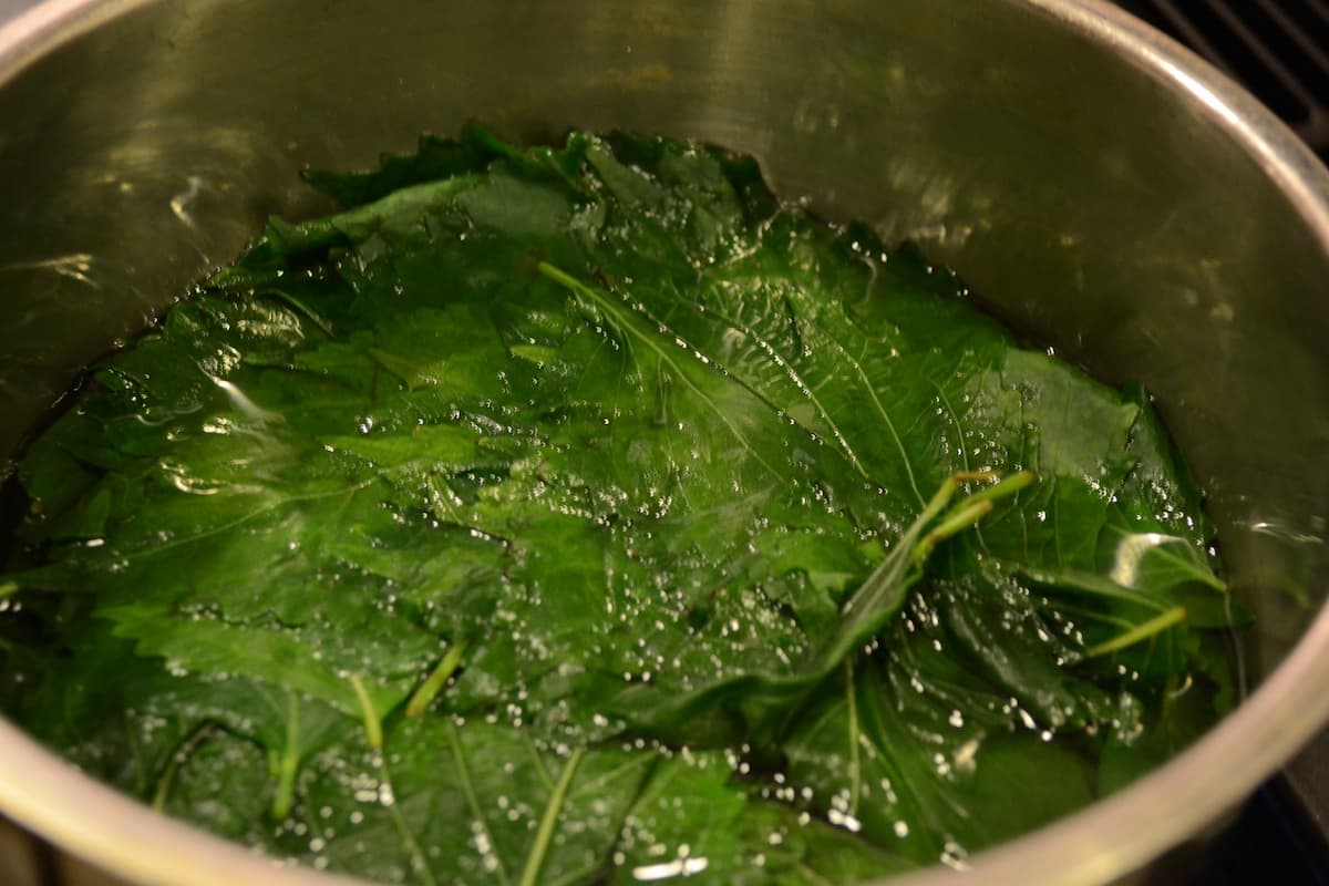 「青じそ（大葉）の佃煮」レシピ