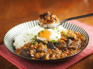 隠し味のオイスターソースでコクうま！「鶏ひき肉となすのキーマカレー」レシピ