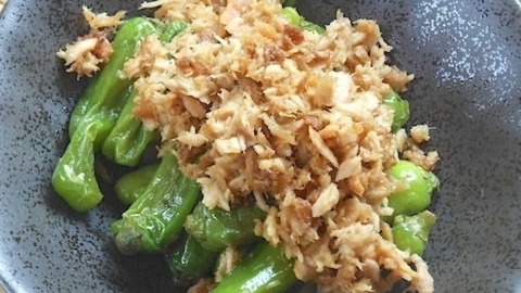 ししとうとツナの副菜