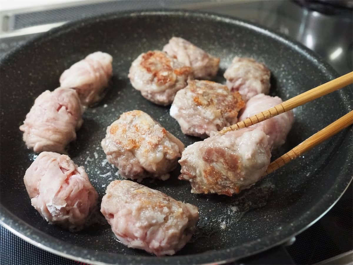 しにゃさんの豚こま肉で簡単♪「豚の角煮風」レシピ 工程5