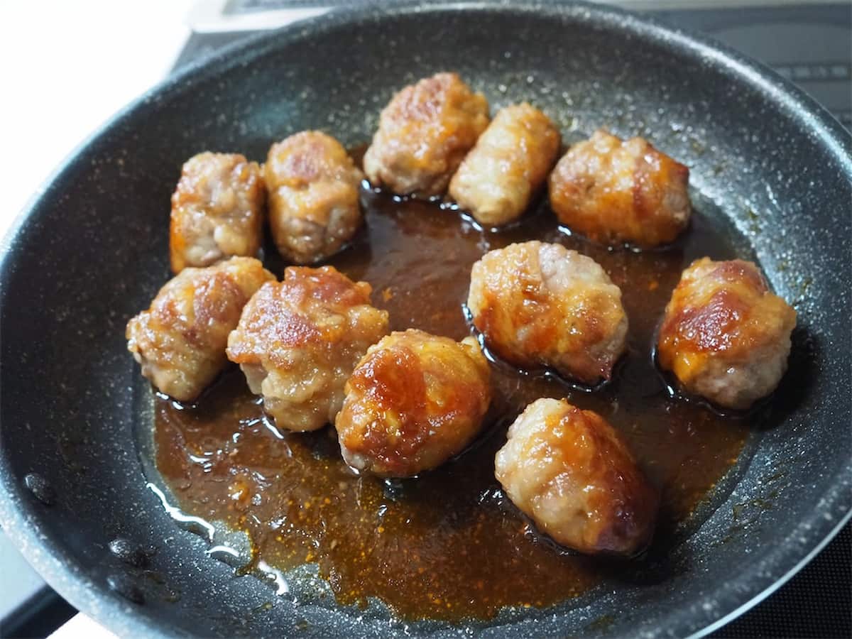 しにゃさんの豚こま肉で簡単♪「豚の角煮風」レシピ 工程7