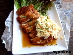 鶏むね肉でカフェごはん♪「本格チキン南蛮」レシピ