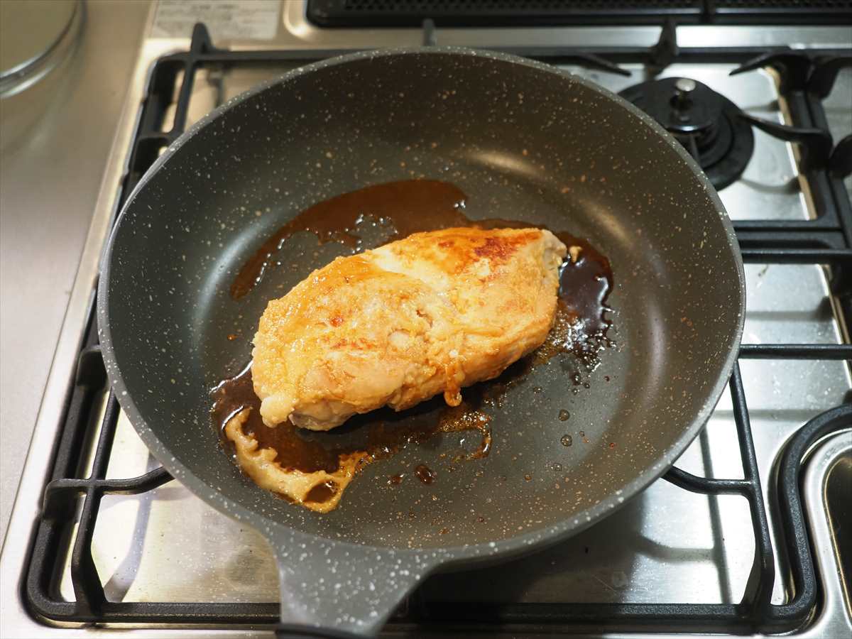 鶏むね肉の味噌漬け焼き