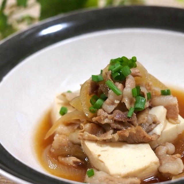 「あったか肉豆腐」レシピ