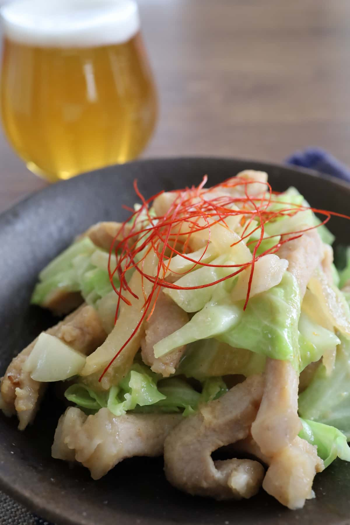 豚肉と野菜の甘みそ炒め