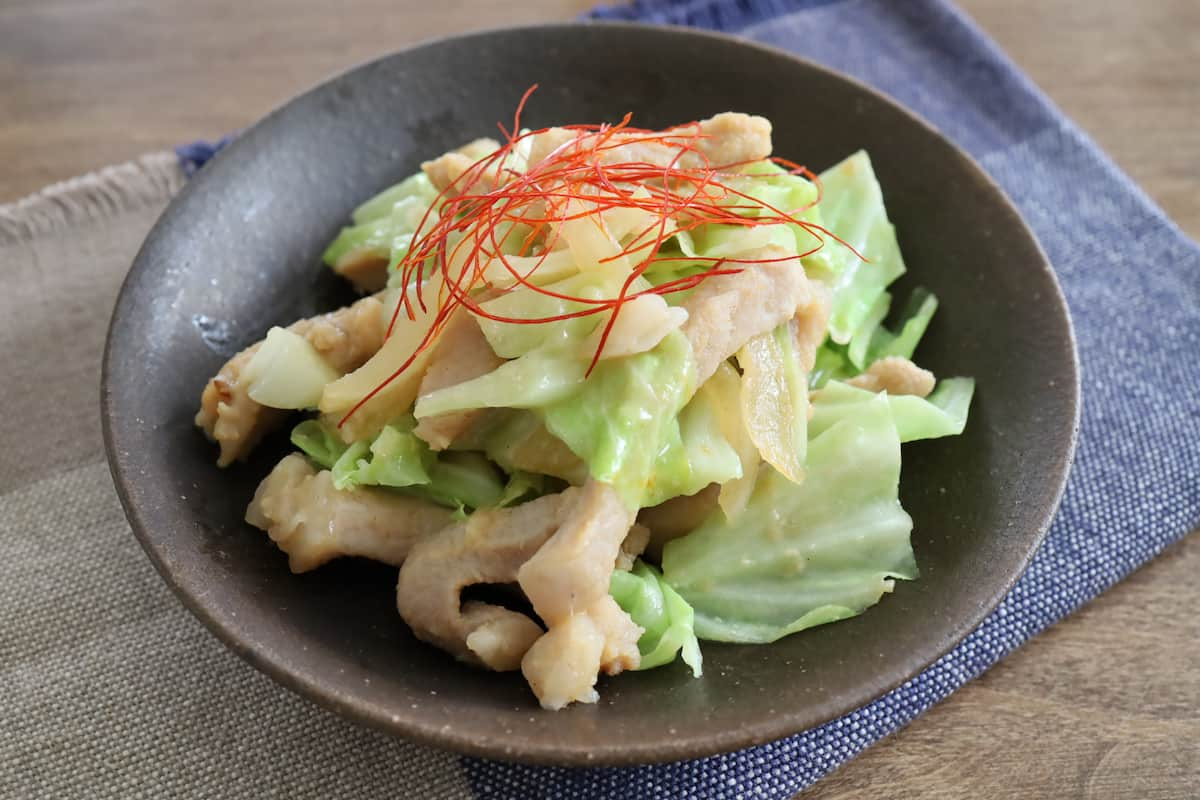 豚肉と野菜の甘みそ炒め