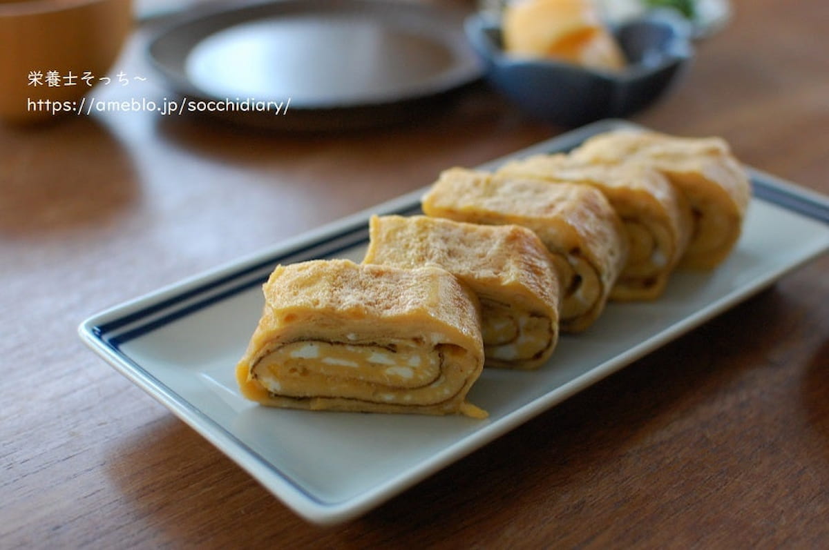 揚げ玉入りでコクうま♪ふんわり食感の「たぬき卵焼き」