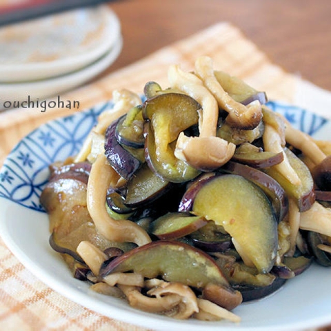 お弁当の隙間おかずにも♪ご飯がすすむ「なすのしょうが醤油炒め」