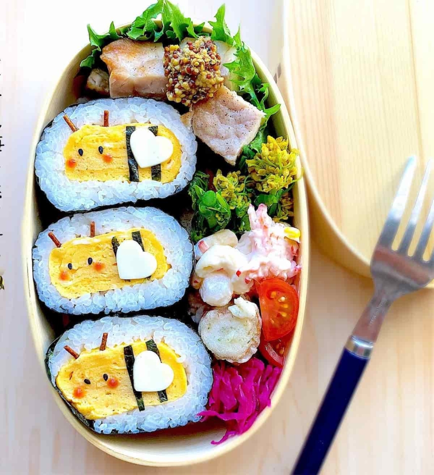 かわいすぎる！「海苔巻き弁当」で心が弾むランチタイムを♪