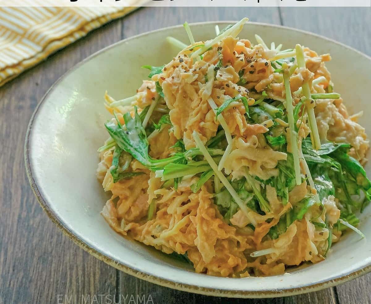 抱えて食べたい！シャキシャキ食感がたまらない「水菜の和え物」レシピ